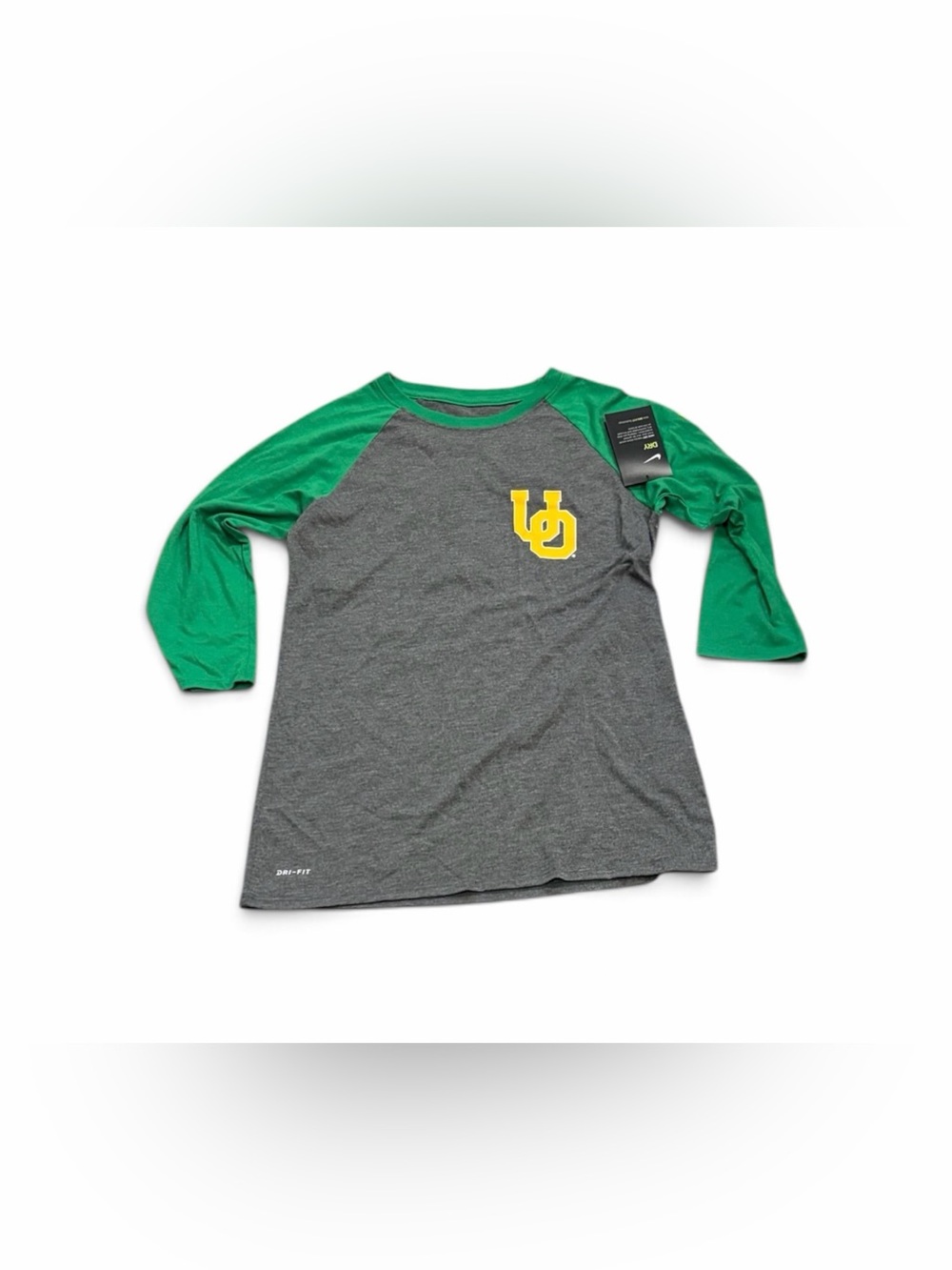 Oregon Ducks Nike Women’s 3/4 Sleeve Tri Shirt